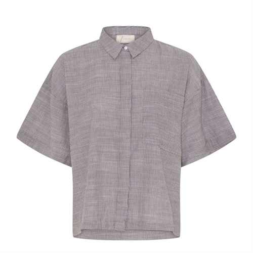 FRAU NICE SS SHIRT COFFEE QUARTZ BROWN